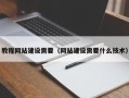 长宁教程网站建设需要（网站建设需要什么技术）